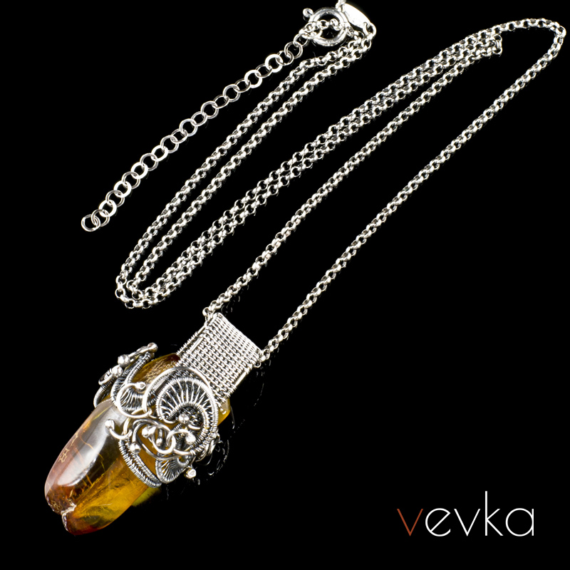 Amber Pendant 'The Viking'III - Image 2
