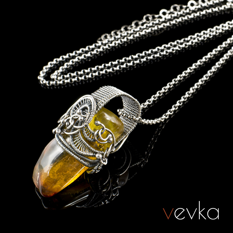 Amber Pendant 'The Viking'III - Image 6