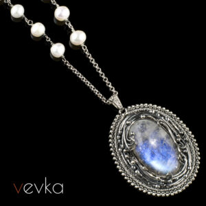 Moonstone Pendant 'Spirit of the Snow'