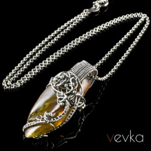 Amber Pendant 'September Days'