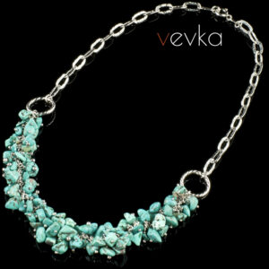 Turquoise Necklace 'Tomorrow We'll Be Happy'