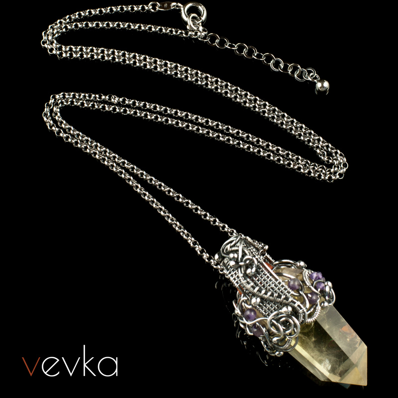 Citrine Pendant 'Three Wishes' - Image 4