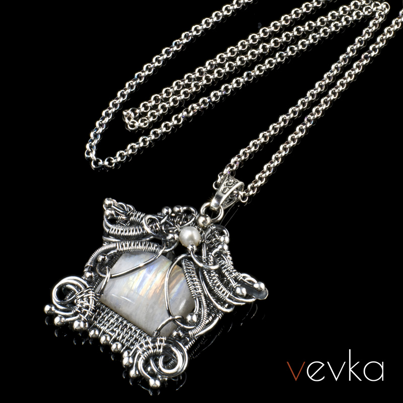Moonstone Pendant 'The Last Samurai' - Image 5