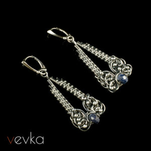 Sapphire Earrings 'Oriental Love'