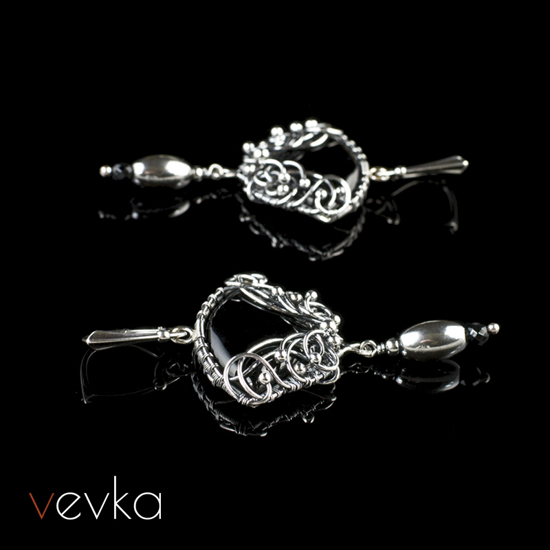 Onyx Earrings 'Visit Me in My Dreams" - Image 3