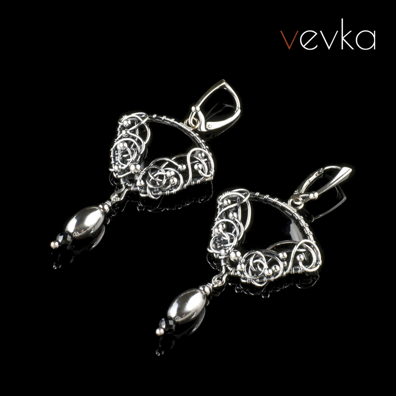 Onyx Earrings 'Visit Me in My Dreams" - Image 2