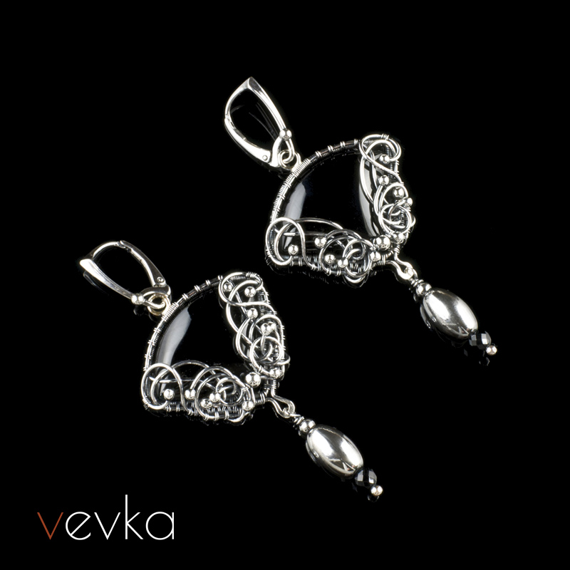Onyx Earrings 'Visit Me in My Dreams"