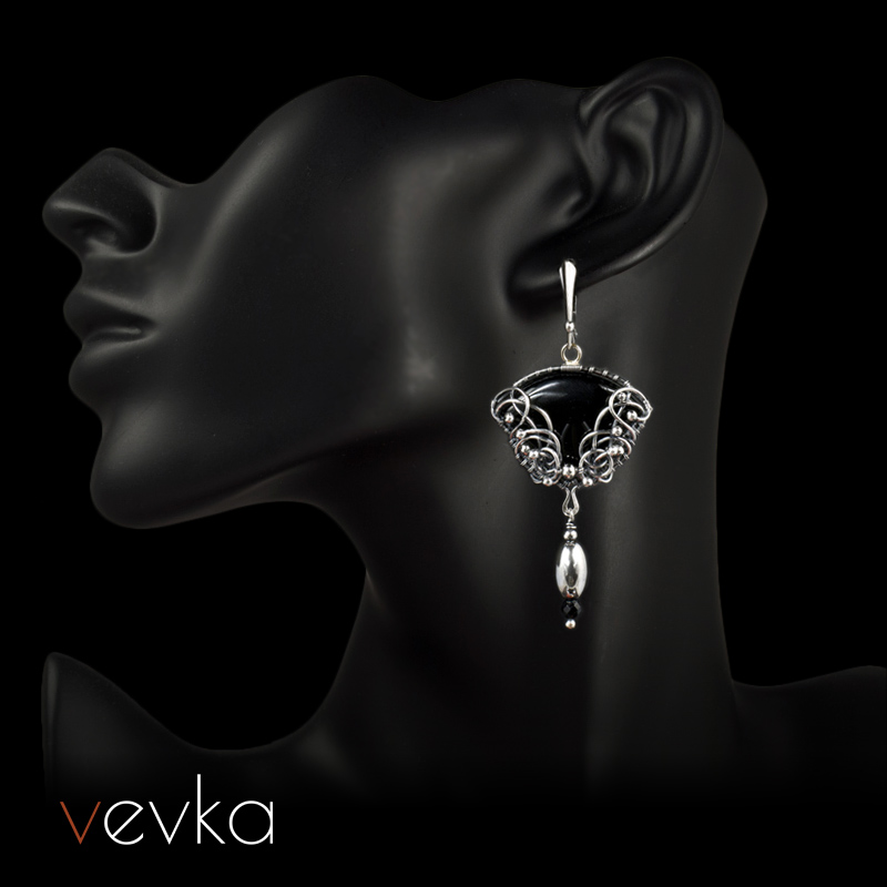 Onyx Earrings 'Visit Me in My Dreams" - Image 4