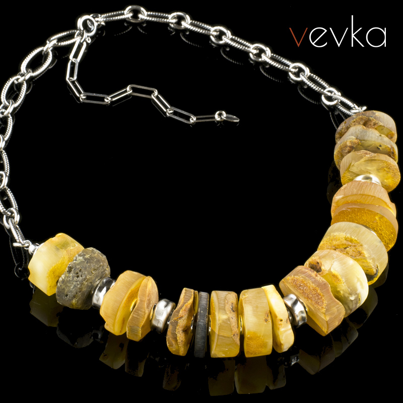 Amber Necklace 'The Lighthouse'II