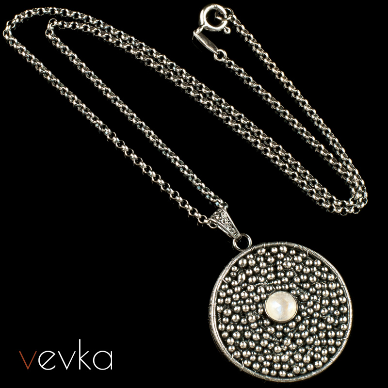 Moonstone Pendant 'Jupiter's Moon'