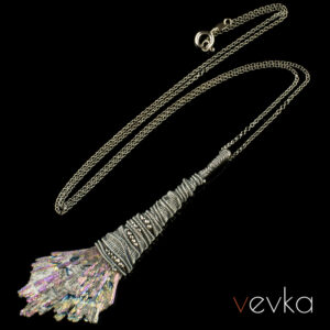 Tourmaline Pendant 'Don't Look Up'