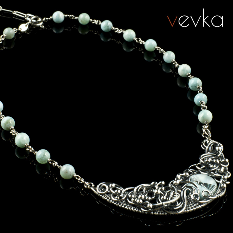 Larimar Necklace 'Paradise Hills' - Image 3