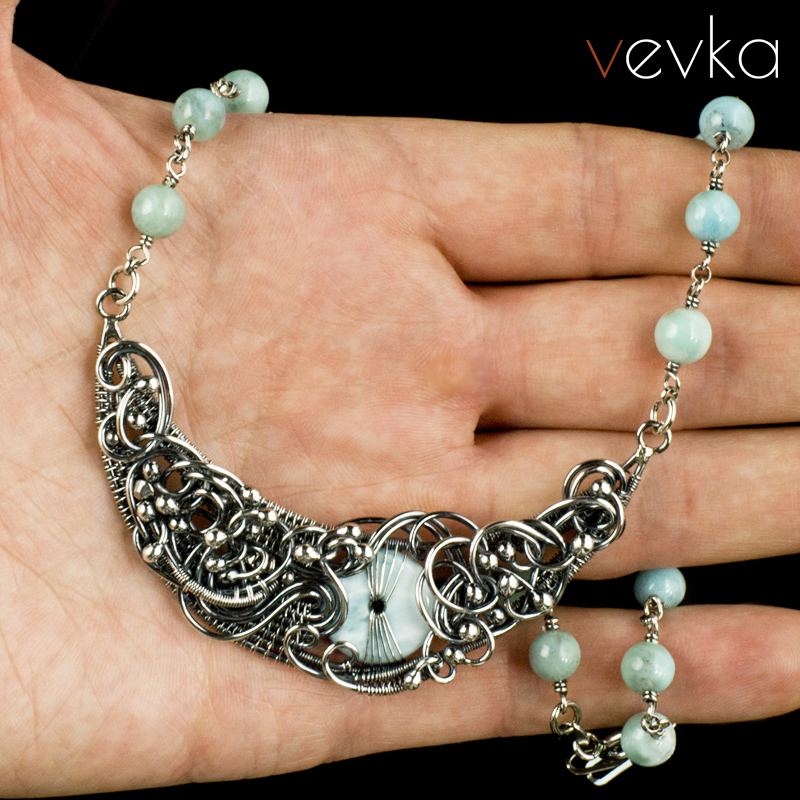 Larimar Necklace 'Paradise Hills' - Image 4