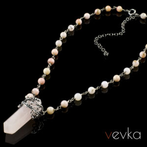 Rose Quartz Pendant 'This Is Us'