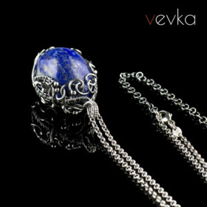 Lapis Lazuli Pendant 'And Then Came Love"