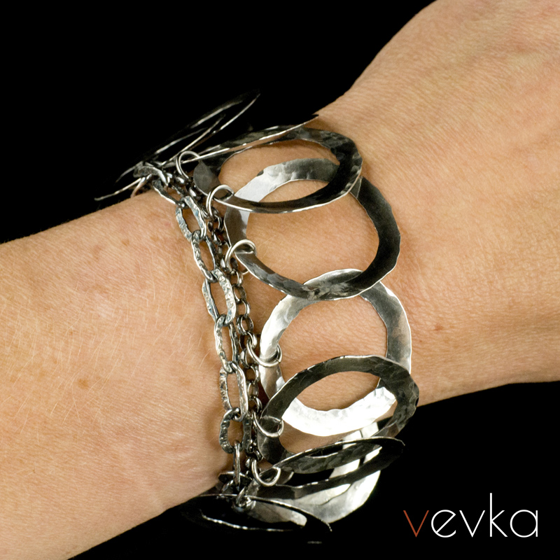 Silver Bracelet 'Vikings' - Image 5