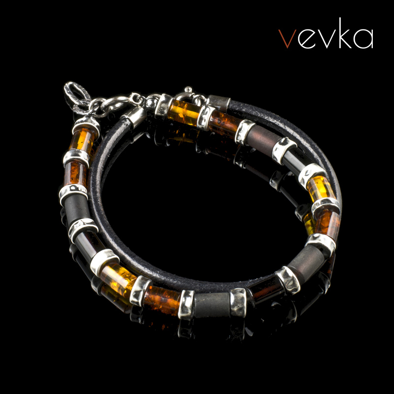 Men's Amber Bracelet 'The Titans'