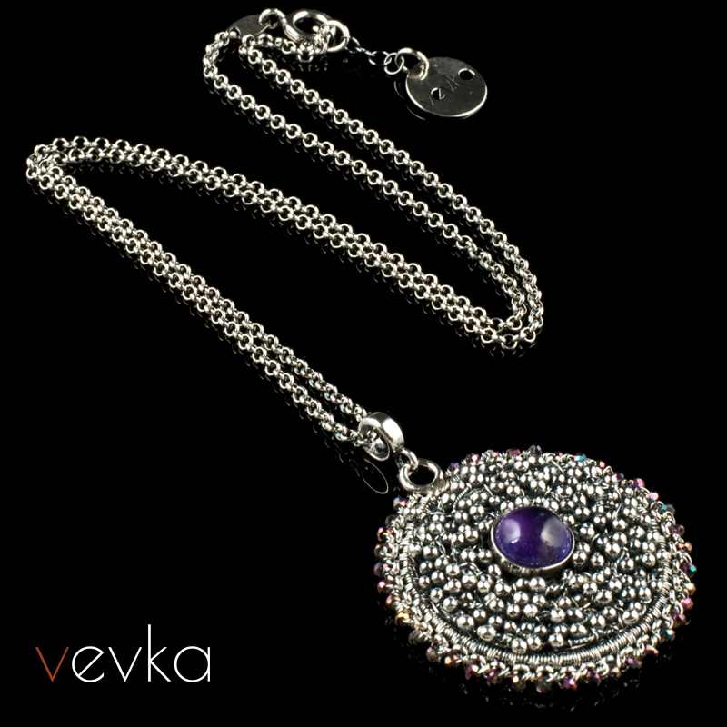 Amethyst Pendant 'Jupiter's Moon' - Image 2
