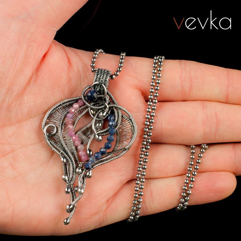 Ruby and Sapphire Pendant 'Sweet Life' - Image 5