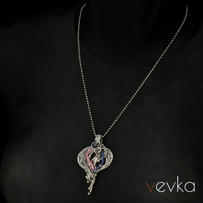 Ruby and Sapphire Pendant 'Sweet Life' - Image 6