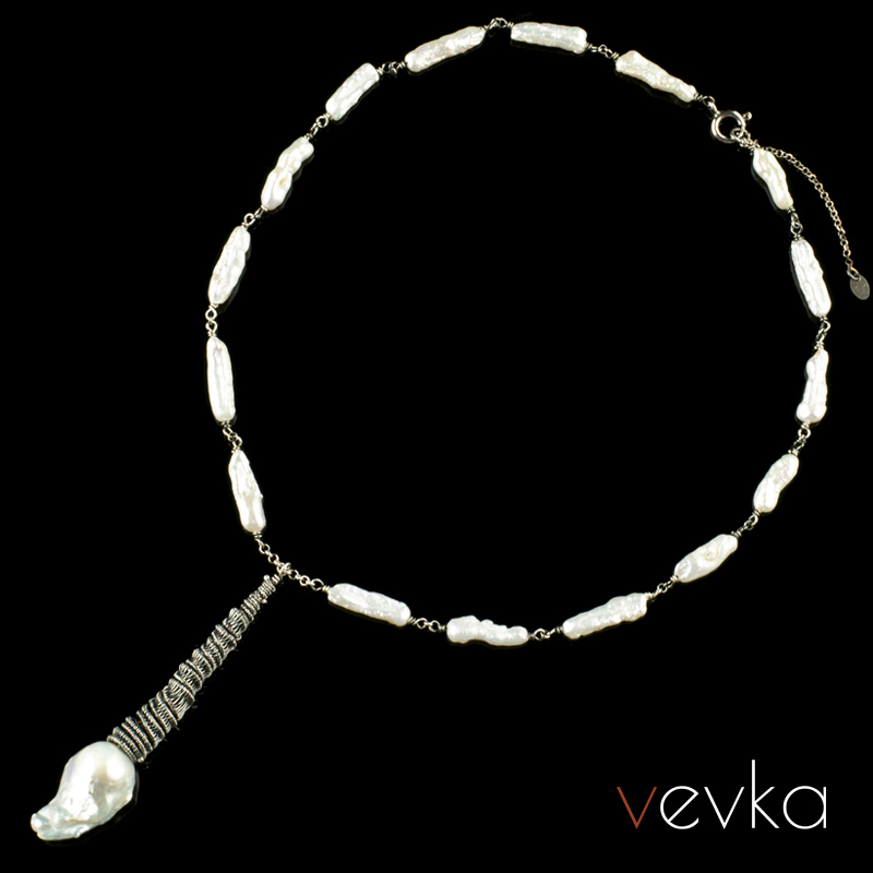 Pearl Necklace 'White Princess' - Image 2