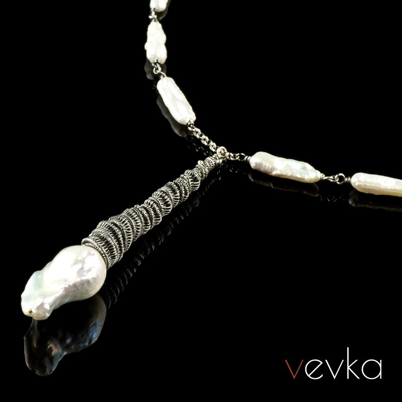 Pearl Necklace 'White Princess' - Image 4