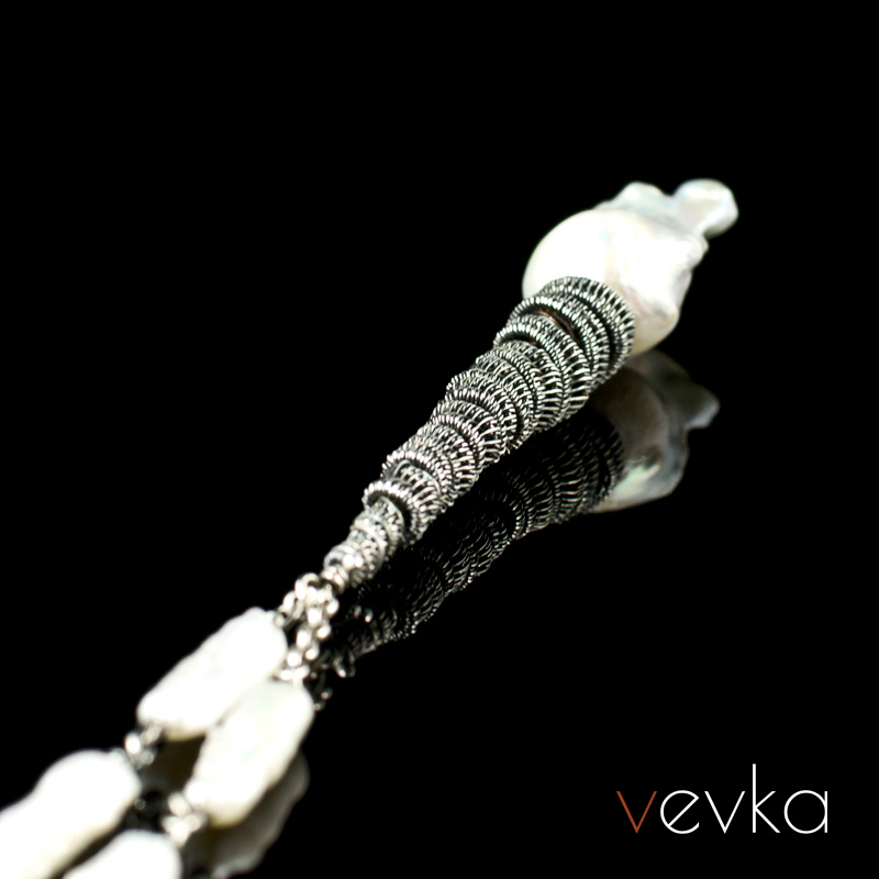 Pearl Necklace 'White Princess' - Image 6