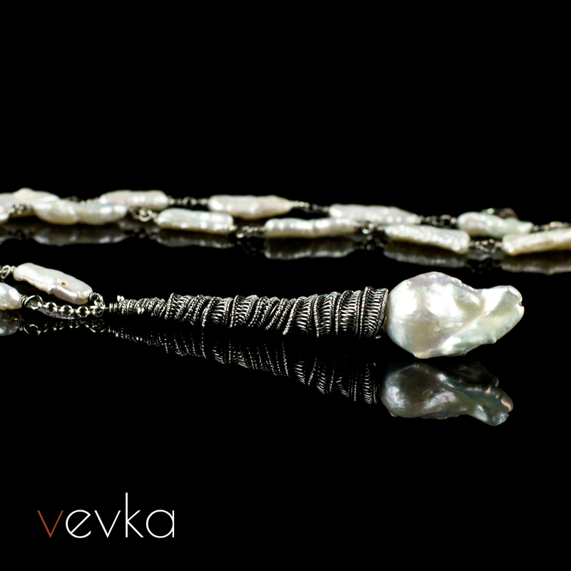 Pearl Necklace 'White Princess'