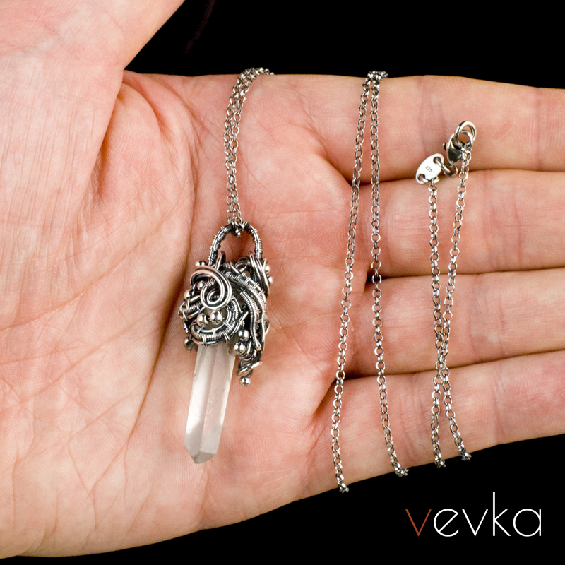 Rock Crystal Pendant 'Time of Hope' - Image 9