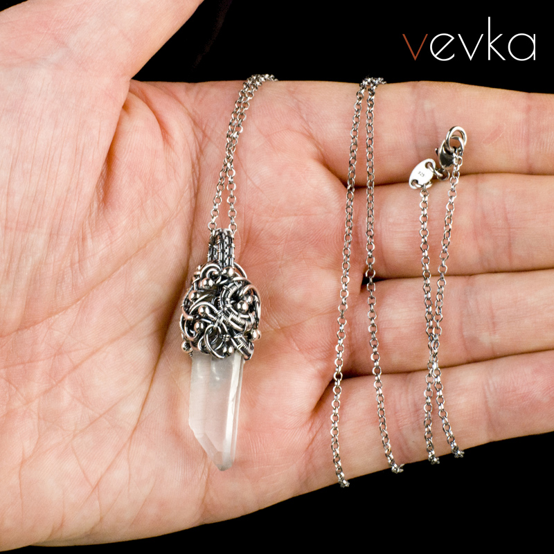 Rock Crystal Pendant 'Time of Hope' - Image 8