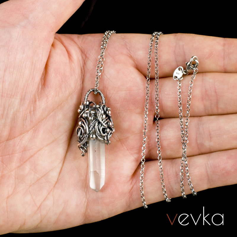 Rock Crystal Pendant 'Time of Hope' - Image 7