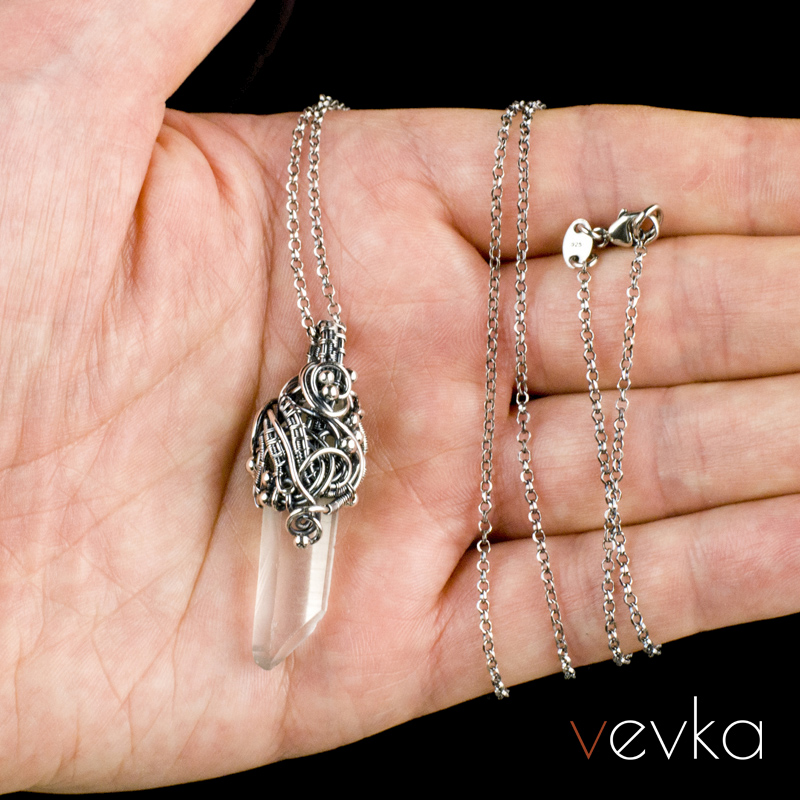 Rock Crystal Pendant 'Time of Hope' - Image 6