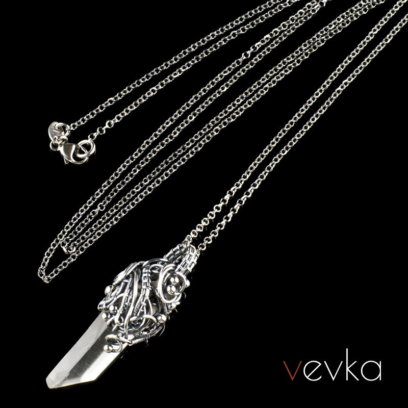 Rock Crystal Pendant 'Time of Hope' - Image 2